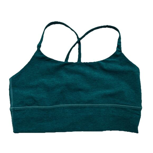 Vuori Long Line Elevation Bra Size M Jade Heather - Picture 1 of 6
